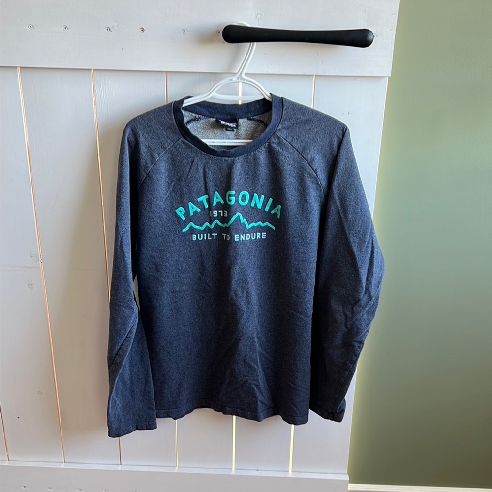 Patagonia Blue Long Sleeve Shirt